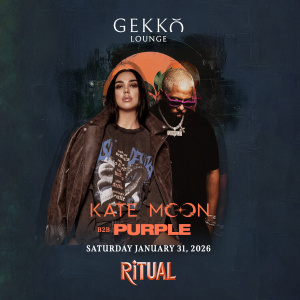 Flyer: Kate Moon B2B Purple