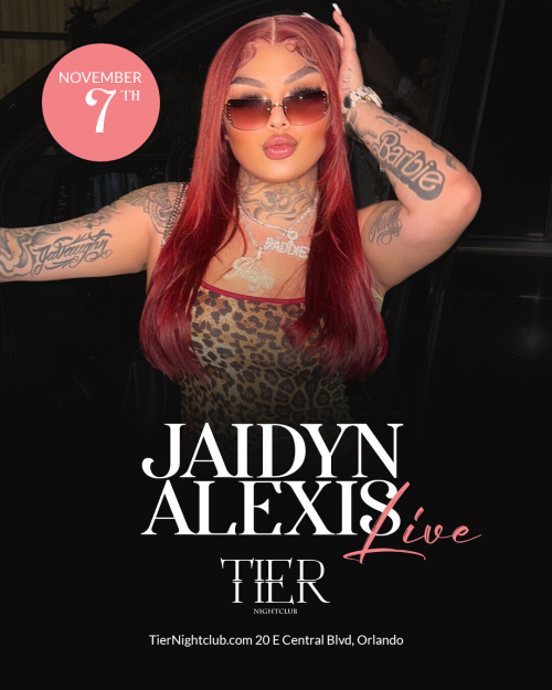Jaidyn Alexis Live - Flyer