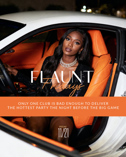 Flaunt Fridays - Flyer