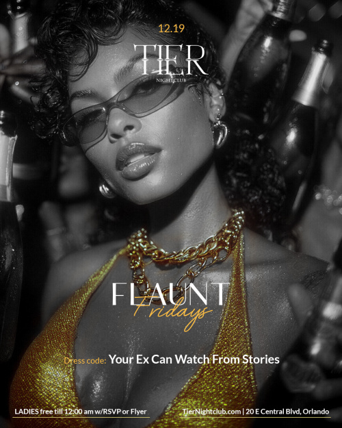 Flaunt Fridays - Flyer