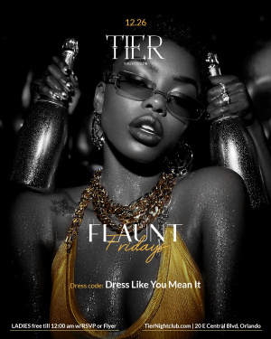 Flyer: Flaunt Fridays