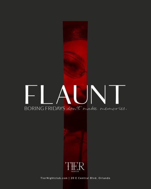 Flaunt Fridays - Flyer