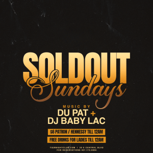 Flyer: Sold Out Sundays