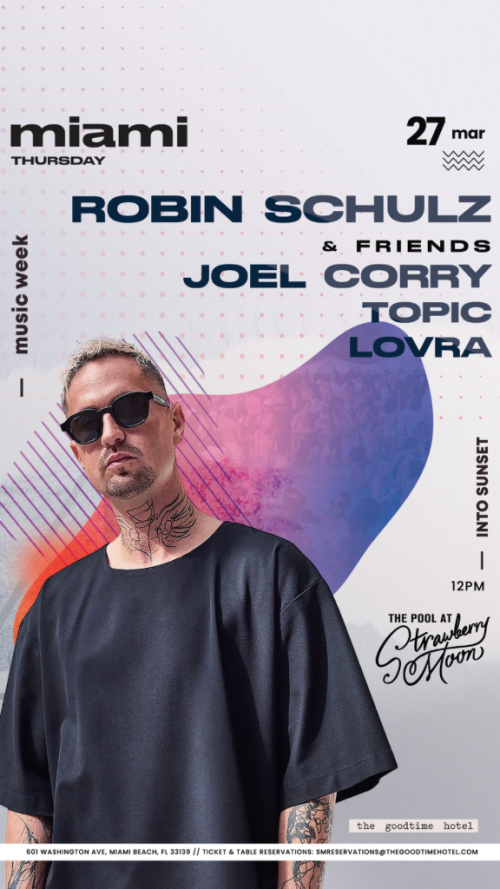Robin Schulz & Friends - Flyer