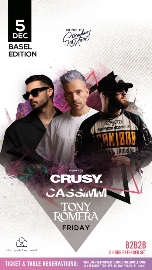 CASSIMM x CRUSY x TONY ROMERA: BASEL EDITION - Flyer