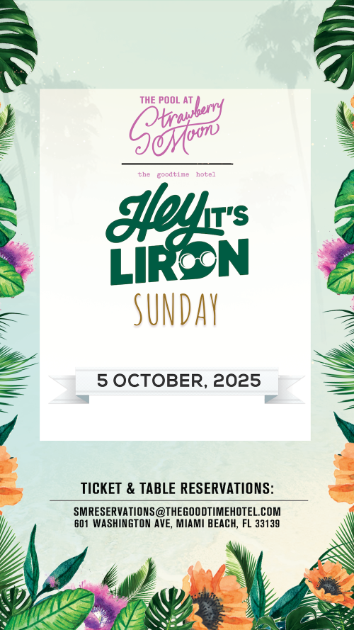 HEY ITS LIRON - Flyer