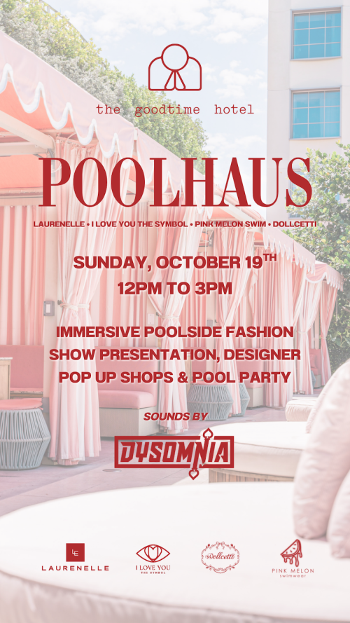 DYSOMNIA X POOLHAUS FASHION EVENT - Flyer