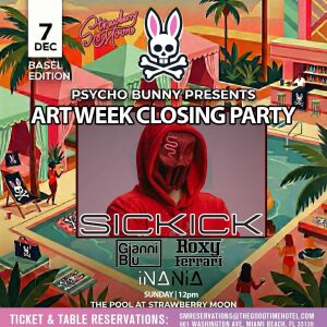 Flyer: Sundays at The Pool at Strawberry Moon