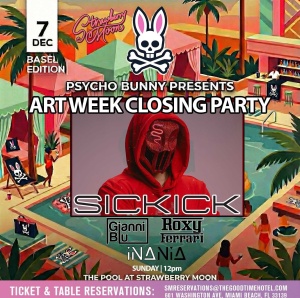 Flyer: Sundays at The Pool at Strawberry Moon