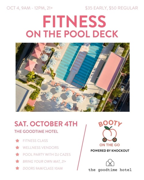 Fitness on the Pool Deck - Flyer