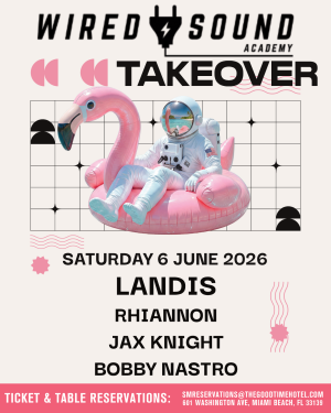 Flyer: WIRED SOUND ACADEMY TAKEOVER