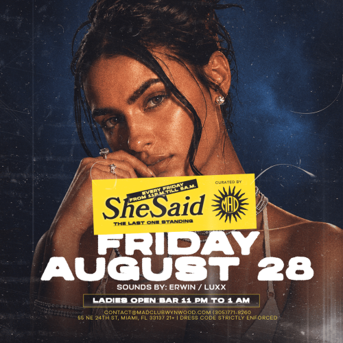 Friday - She Said - Flyer