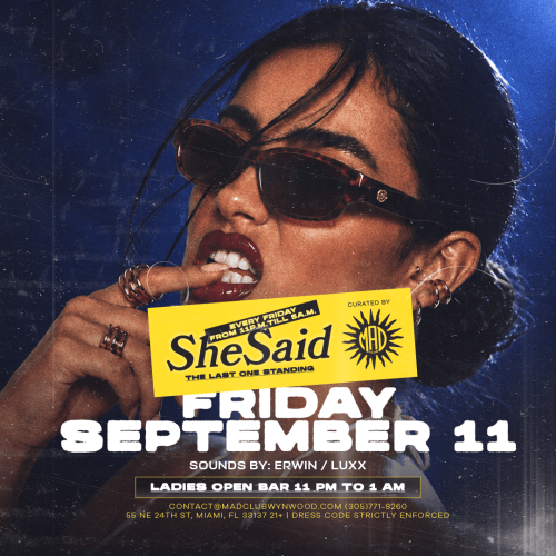 Friday - She Said - Flyer