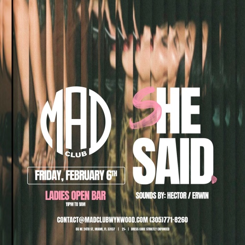 Friday - She Said - Flyer