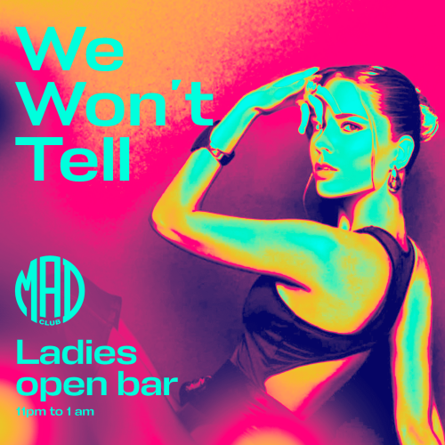 Saturday - We Won't Tell - Flyer