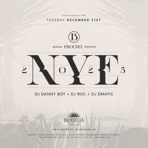 NEW YEARS EVE WITH DJ DANNYBOY, DJ DMATIC, & DJ ROC