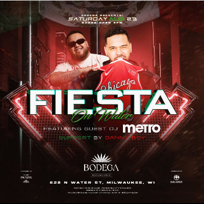 FIESTA ON WATER  WITH DJ DANNYBOY & DJ METRO, Saturday, August 23rd, 2025