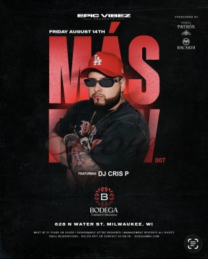 MAS FLOW FRIDAYS WITH DJ CRIS P