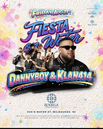 FIESTA ON WATER WITH KLAN 414 & DANNYBOY & CRIS P Flyer Image