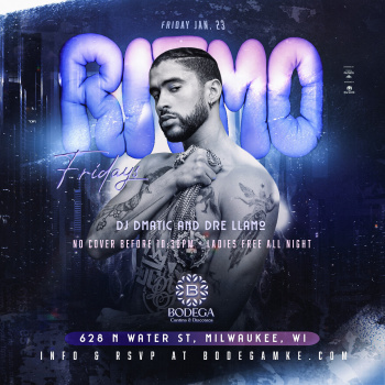 RITMO FRIDAY'S  DJ DMATIC & DRE LLAMO Flyer Image
