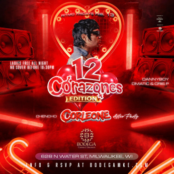 Valentine Weekend - 12 CORAZONES EDTION WITH DMATIC AND DANNYBOY Flyer Image