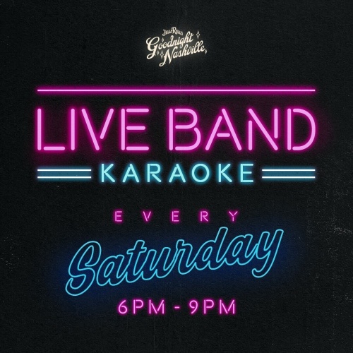 Live Band Karaoke - Flyer