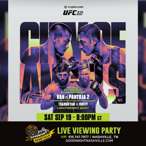 UFC Live Viewing Party - Flyer