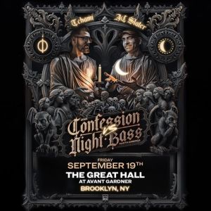 Flyer: TCHAMI & AC SLATER: CONFESSION VS. NIGHT BASS