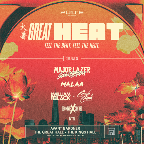 PULSE PRESENTS: GREAT HEAT (SATURDAY) - Flyer