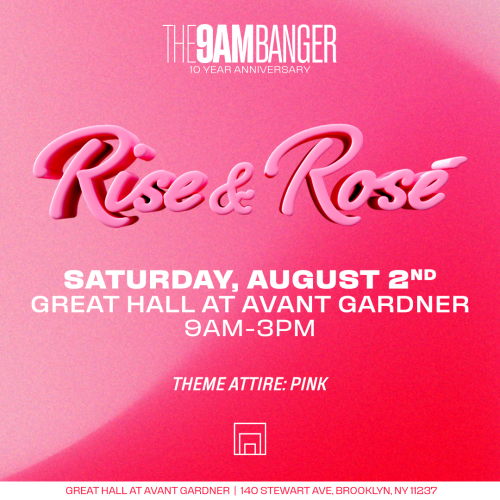 RISE & ROSÉ - Flyer