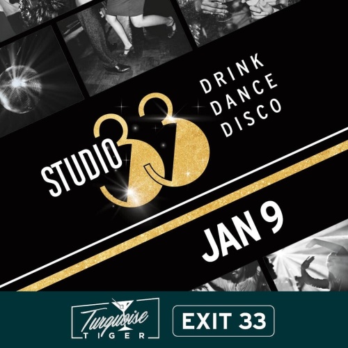 Studio 33: Disco Dance Party - Flyer