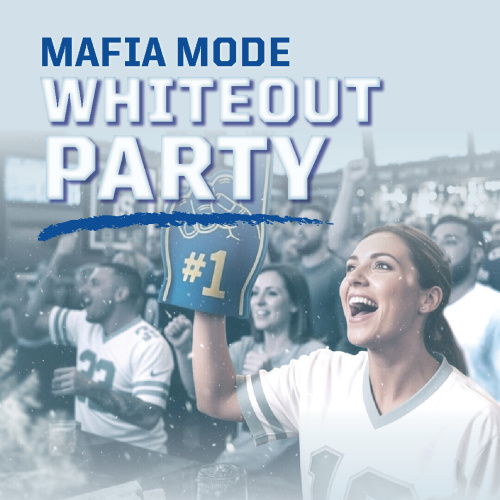 Mafia Mode Whiteout Party - Flyer