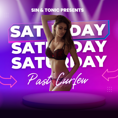 Past Curfew Saturdays - Flyer