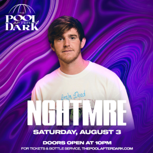 Flyer: Saturday Night at The Pool After Dark