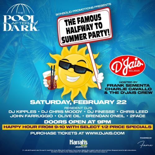 Flyer: Saturday Night at The Pool After Dark