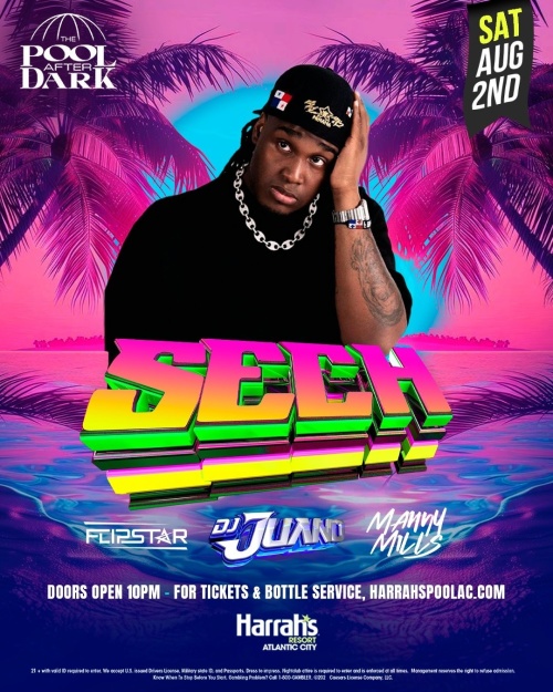 Saturday Night at The Pool After Dark - Flyer