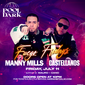Flyer: Friday Night at The Pool After Dark