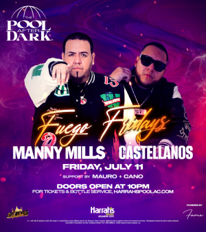 Flyer: Friday Night at The Pool After Dark