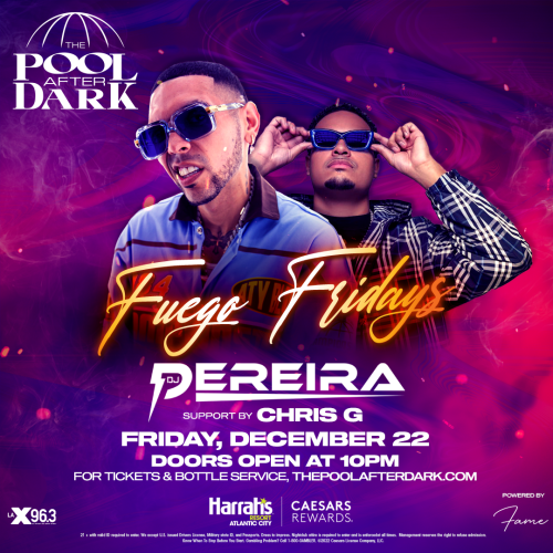 Friday Night at The Pool After Dark - Flyer
