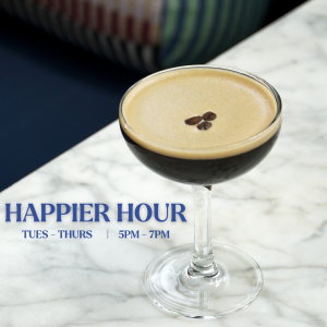 Flyer: HAPPIER HOUR