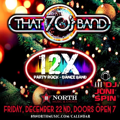 THAT 70'S BAND & 12X - Flyer