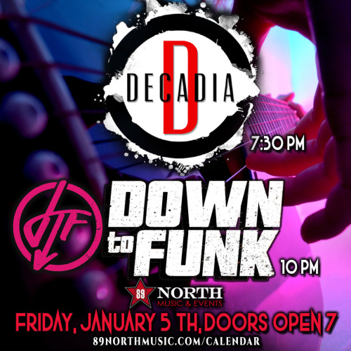 Flyer: Decadia & Down To Funk
