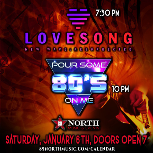 Flyer: Lovesong & Pour Some 80