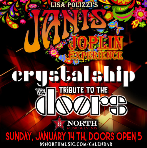 Flyer: Janis Joplin Experience & Crystal Ship