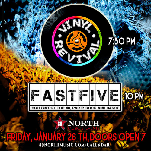Vinyl Revival & Fast Five - Flyer
