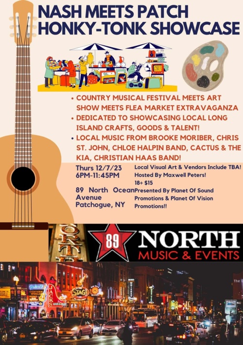 Nash Meets Patch Honky-Tonk Extravaganza - Flyer