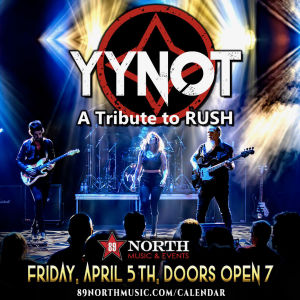 Flyer: YYNOT - RUSH TRIBUTE