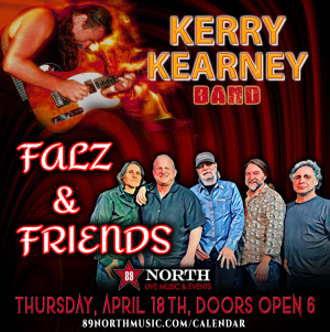 Flyer: Kerry Kearney Band & Falz and Friends W/ Jimmy Flemming