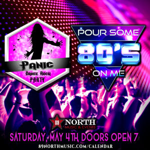 Flyer: Panic & Pour Some 80