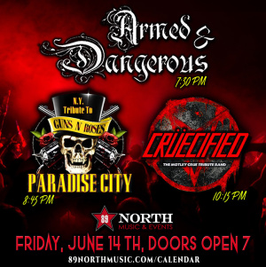 Flyer: Armed and Dangerous, Paradise City, & Crucified
